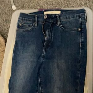 gap light blue Jeans true skinny super high rise